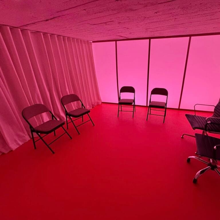 Relaxation and EMDR therapy room at Brussels Mental Health Center in Brussels